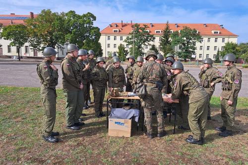 Zajęcia praktyczne w 5 Pułku Inżynieryjnym w Szczecinie